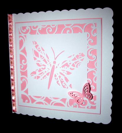 Filigree Butterfly Card Template by Dianne Jackson
