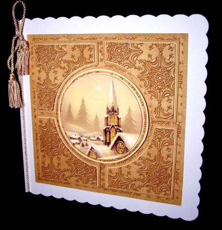 Snow Steeple Vtea Architects Quad 8in Cf Kit by Dianne Jackson