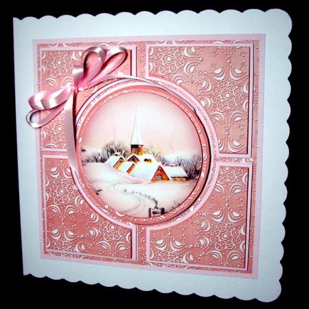 Snow Church Pink Architects Quad 8in Cf Kit by Dianne Jackson