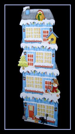 Long Tall Alley Large Dl Card Mini-kit - Blue Haven by Dianne Jackson
