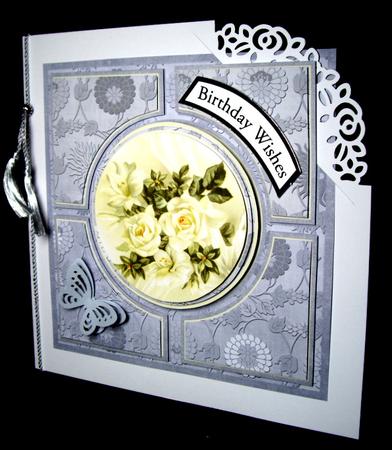 White Roses & Lily Architects Quad 8in Cf Kit by Dianne Jackson