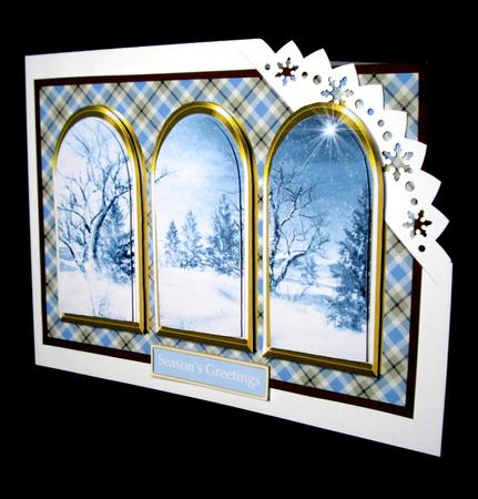 Three Arches Card - Winter Scene by Dianne Jackson