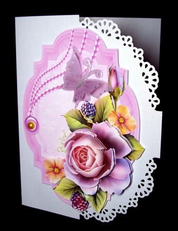 English Roses Decoupage Topper by Dianne Jackson