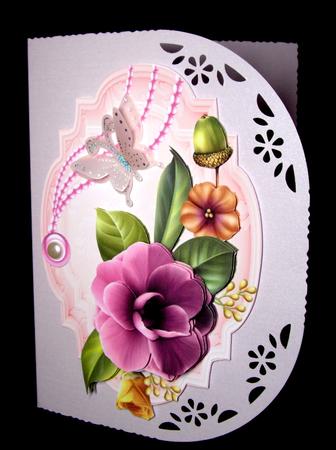 Camellia Decoupage Topper by Dianne Jackson