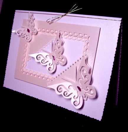Butterfly Corners No 5 - 2 Corners With Undermats by Dianne Jackson