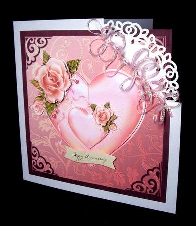 Pink Hearts & Pink Roses Valentines by Dianne Jackson