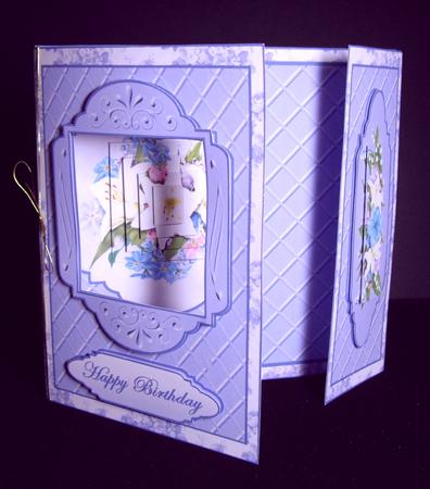 Aperture Kit- Lily Spray on Blue by Dianne Jackson