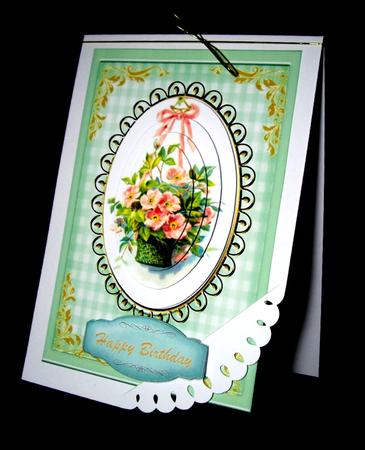 Beautiful Basket of Flowers in Pyramarge by Dianne Jackson
