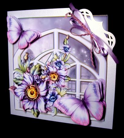 Moonlit Flowers & Trellis Mini Kit by Dianne Jackson
