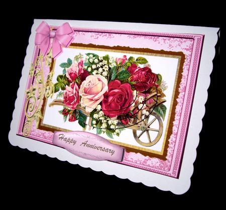 Lovely Barrow Load of Roses , ( Pyramarge ) by Dianne Jackson