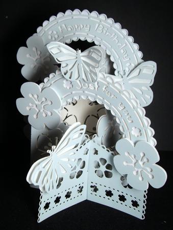 Birthday Flowers Silhouette Cutting File by Dianne Jackson