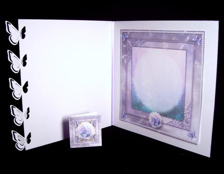 Simply Lilac Butterflies Blank Insert by Dianne Jackson