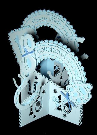 Eighteen Cascade Silhouette Cutting File by Dianne Jackson