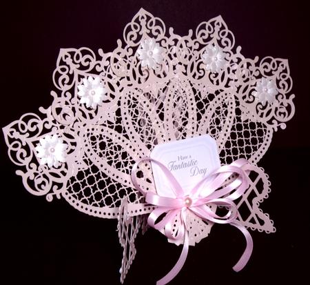 Intricate Fan & Stand by Dianne Jackson