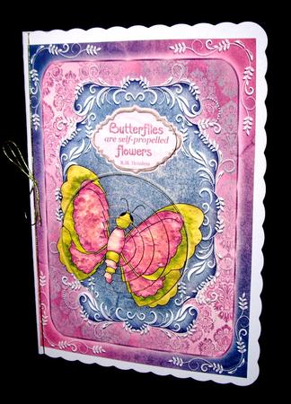 Wee Ones Butterfly A5 Pyramid Card by Dianne Jackson