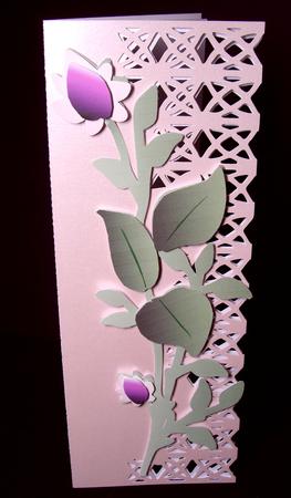 Lattice Edge Tall Card And Box Cameo Ready by Dianne Jackson