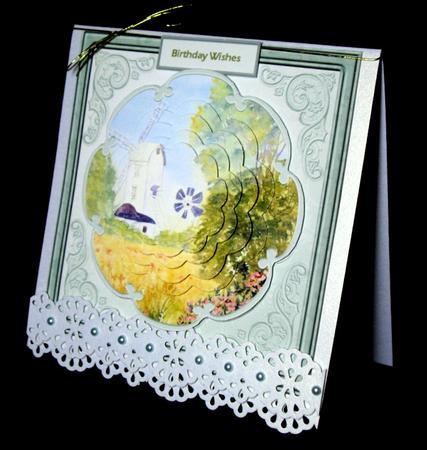 Windmill Card with Petal Stacker by Dianne Jackson