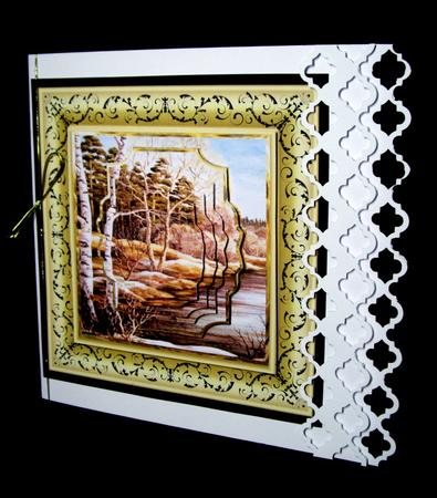 Sunrise Down by the River Card and Shaped Layers by Dianne Jackson