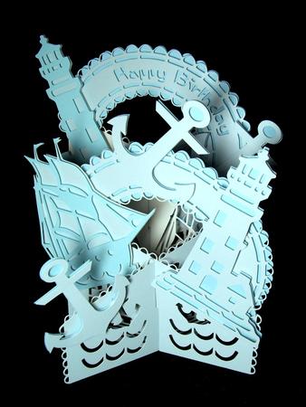 3D Cascade All at Sea by Dianne Jackson