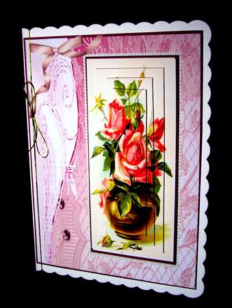 Beautiful Roses in a Vase  by Dianne Jackson