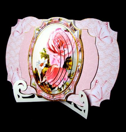 Vintage Rose Bracket Card Mini Kit by Dianne Jackson