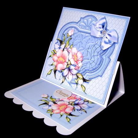 Pink Anemones Matching 6in x 6in Insert by Dianne Jackson