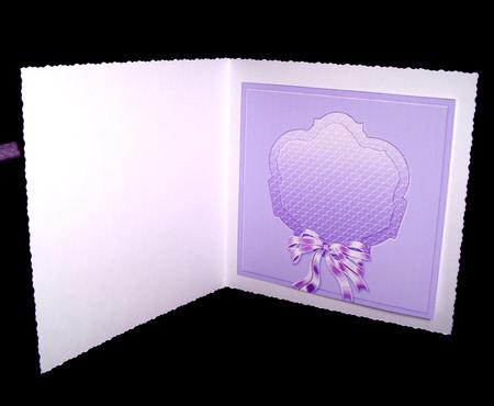 Lilac Pansies Matching 6in x 6in Insert by Dianne Jackson