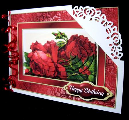 Red Rose Quick Card by Dianne Jackson