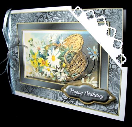Basket of Daisies Quick Card by Dianne Jackson