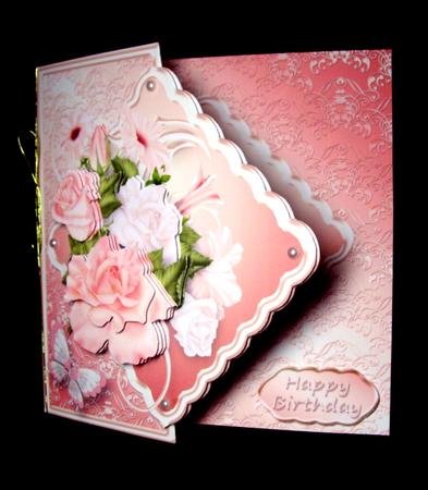 Peaches and Cream Offset Diamond Card Mini Kit by Dianne Jackson