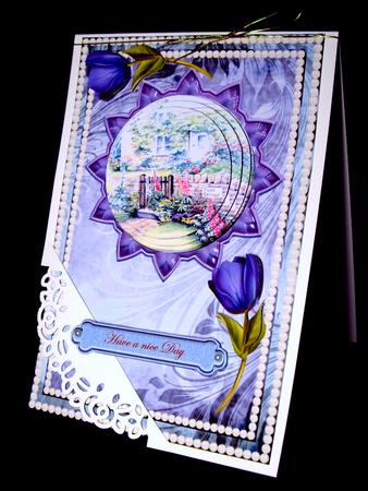 Rose Cottage in Pearl Frame 2 by Dianne Jackson
