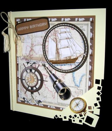 All Mapped Out and Ready to Sail. by Dianne Jackson