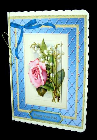 Lovely Pyramid Rose and Lily of the Valley by Dianne Jackson