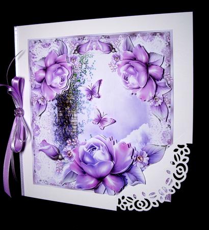 Gorgeous Lilac Roses Topper by Dianne Jackson