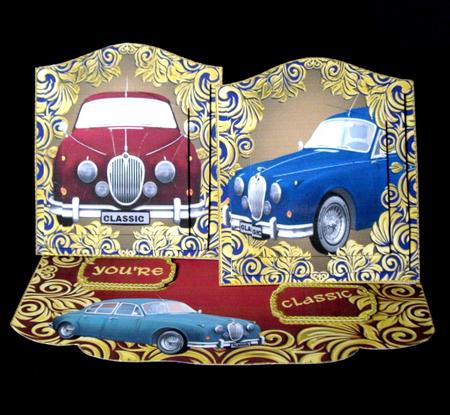 Classic Jaguar Pyramid Panel Staggered Easel Mini Kit by Dianne Jackson