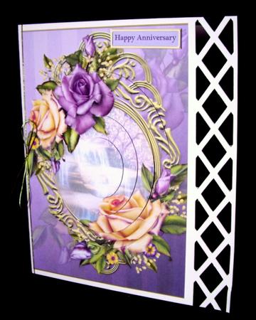 Vintage Roses Pyramid by Dianne Jackson