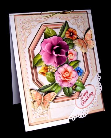 Lovely Camellias and Butterflys by Dianne Jackson