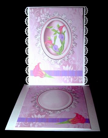 Calla Lily Floral Cameo Insert by Dianne Jackson