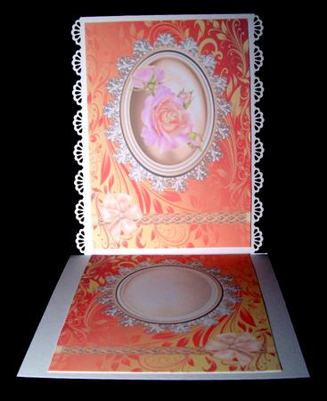Rose Floral Cameo Insert by Dianne Jackson