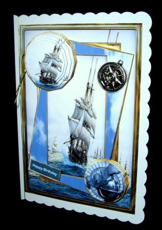 Sailing the Seas, Card with Stackers by Dianne Jackson