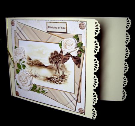 Lake Scene Card with Decoupage by Dianne Jackson