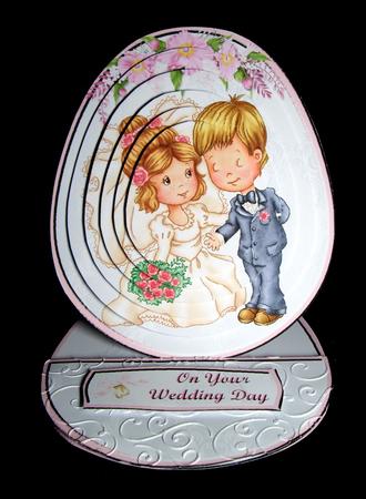 Wedding Couple Easel Card Kit by Dianne Jackson