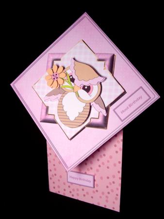 Summer Hoot Card with Decoupage by Dianne Jackson