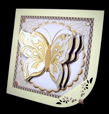 Harmony Large Topper with Butterfly 2 by Dianne Jackson