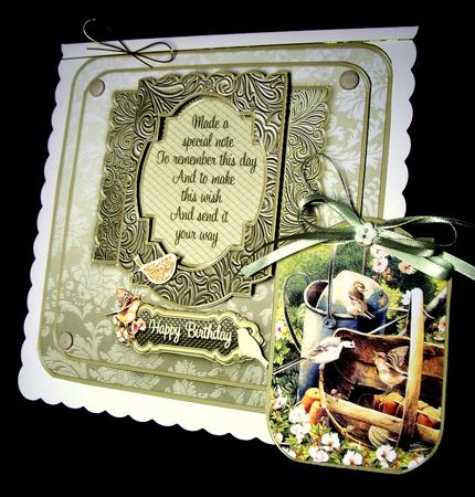 Vintage Birds in the Garden Pocket Card Mini Kit by Dianne Jackson