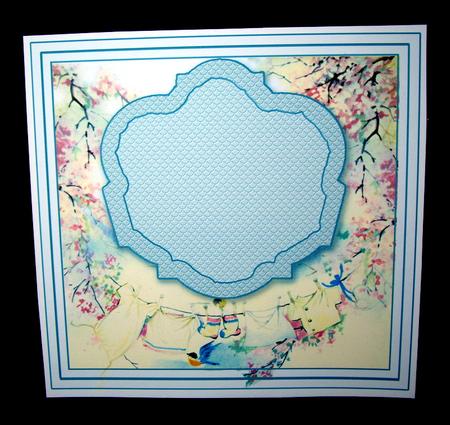 New Baby Pocket Card Matching 8in x 8in Insert Plate by Dianne Jackson