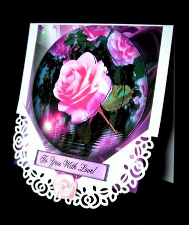 To You with Love Rose Purple by Dianne Jackson