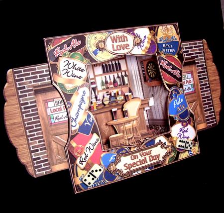 3D Room with a View - Down at the Local Pub by Dianne Jackson