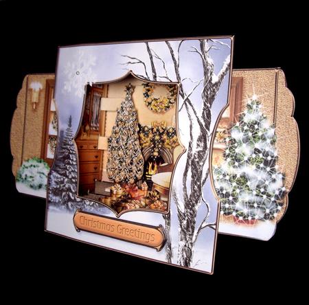 3D Room with a View - Christmas at Home by Dianne Jackson
