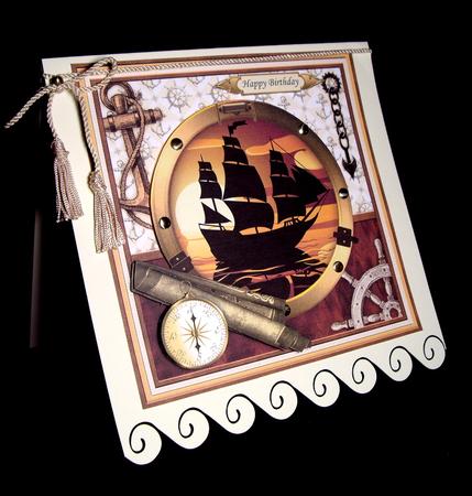 Vintage Ship You Float My Boat Mini Kit & Decoupage by Dianne Jackson